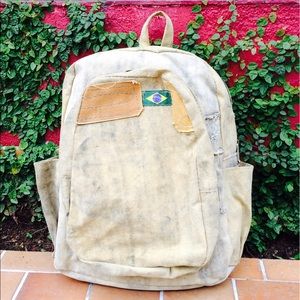 UrbanSamba "Patch Me Up" Large Upcycled Backpack