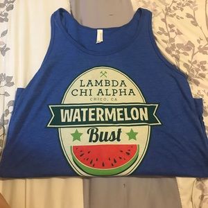 Lambda Chi Alpha Watermelon Bust Tank NEW!