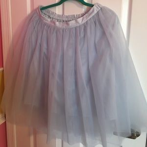 Lauren Conrad Cinderella Blue Tulle Shirt M