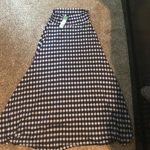 Navy maxi skirt