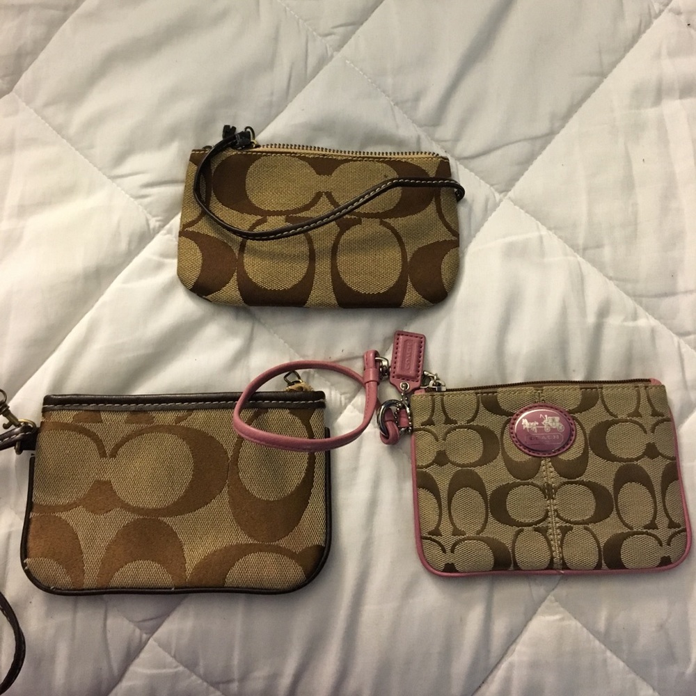 Coach wristlets BUNDLE