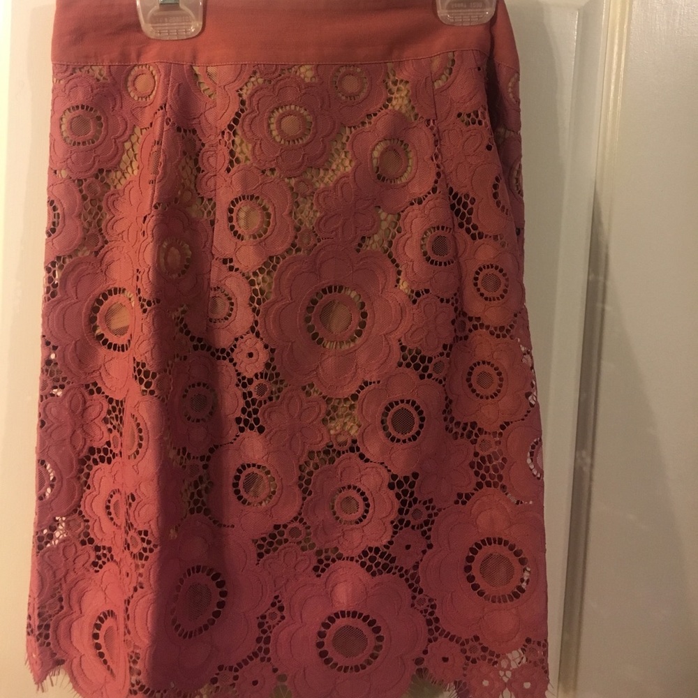 Mauve lace skirt For ❤️ & 🍋