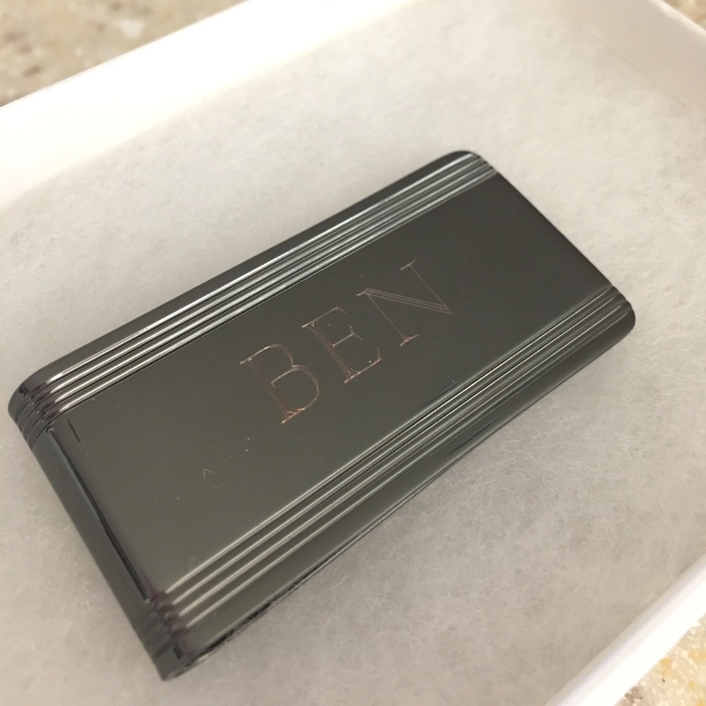 Money Clip with name Ben engraved