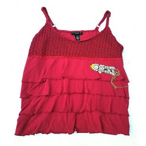 VENEZIA SLEEVELESS RED 26 28 TANK TOP 4x 5x VENEZIA SLEEVELESS RED 26 28 TANK TOP 4x 5x
