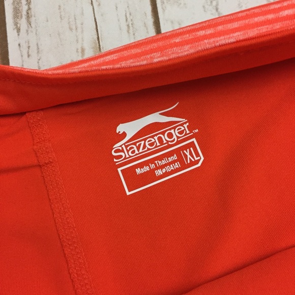 Slazenger Cherry Tomato Orange Isabella Golf Skort - Picture 5 of 6