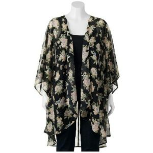 Floral cardigan / kimono