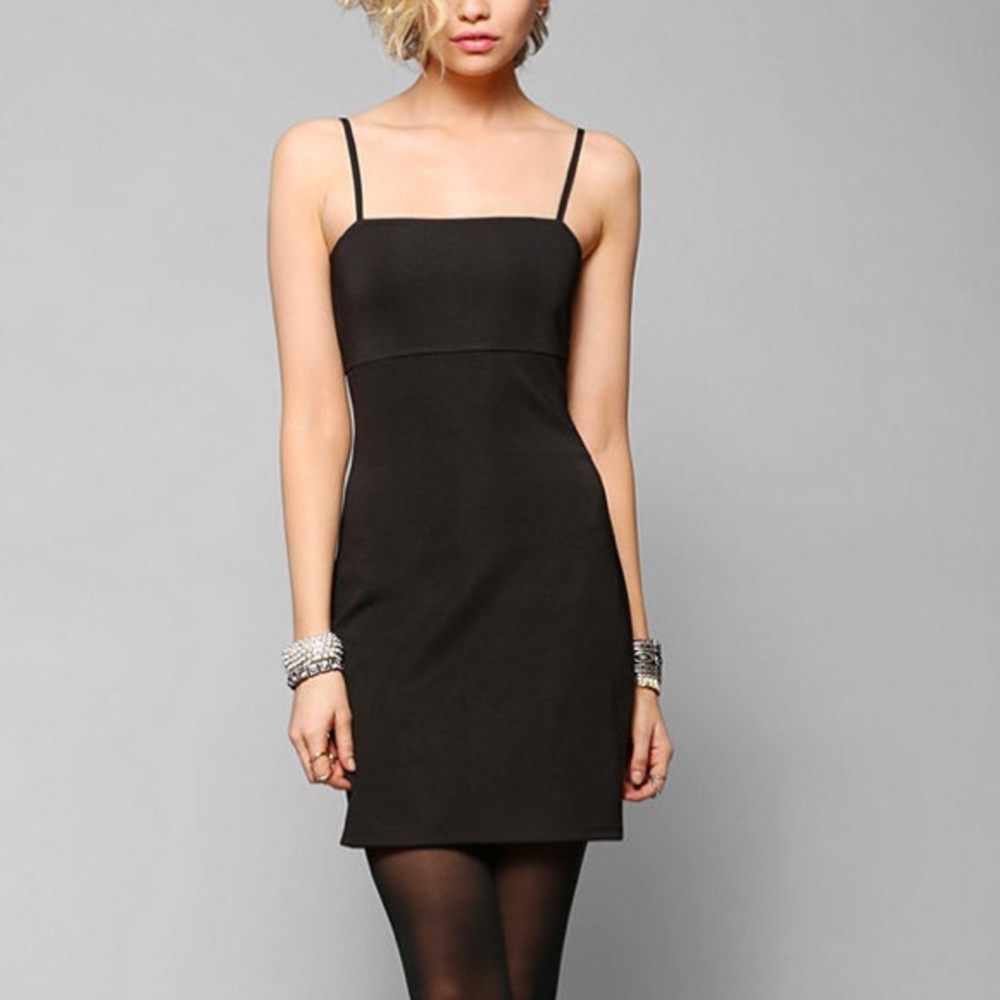 UO Black Lucca Couture Strappy Tube Bodycon Dress