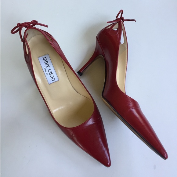 Jimmy Choo Shoes - EUC Jimmy Choo leather heels