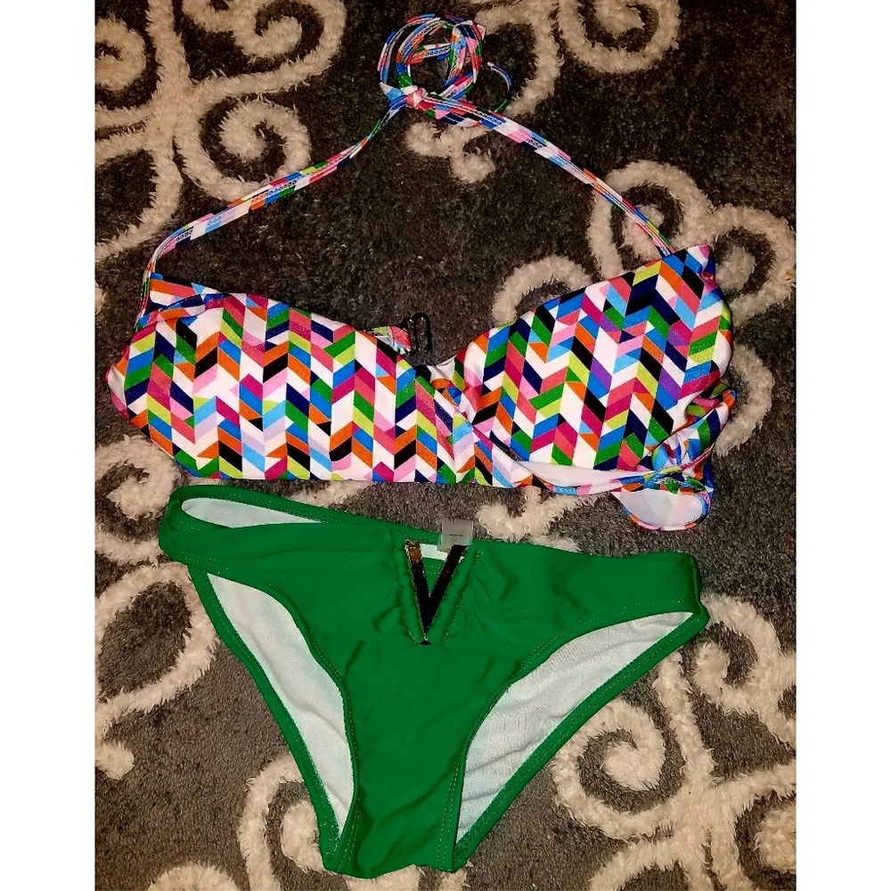 Colorful Print Swimsuit