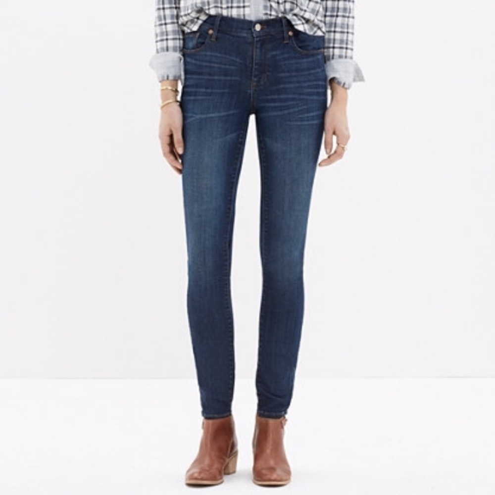 Madewell high rise skinny jeans