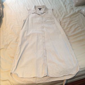 Chambray Sleeveless Dress