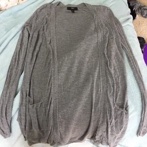 Mossimo long gray cardigan