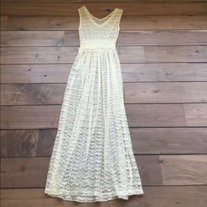 Boho lace maxi