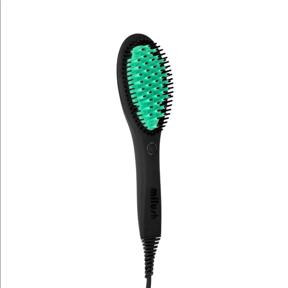 Milush 3D Hair Straightening Ceramic Hot Brush New