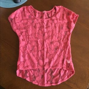 ♻️♻️DONATED ♻️♻️ Lace see through shirt