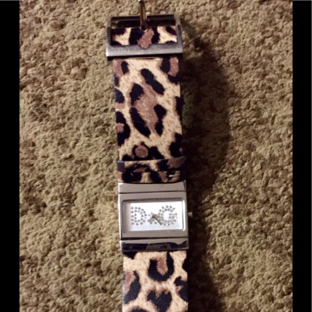 D & G cheetah print watch Dolce & Gabbana leopard