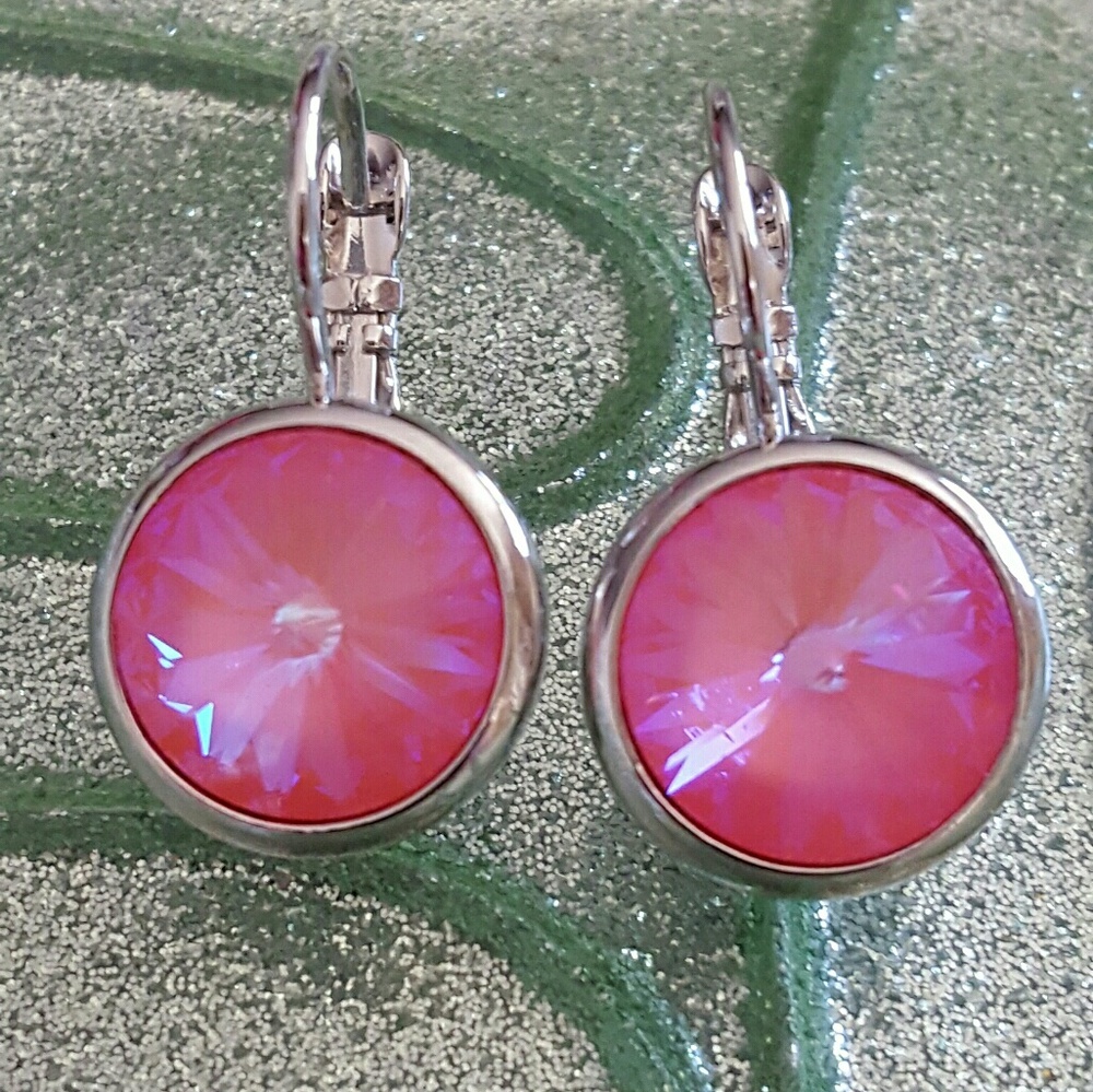 Ultra Pink Drop Earrings