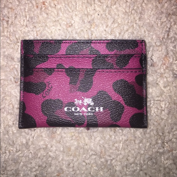 Hot pink coach purse and matching wallet - Picture 3 of 4