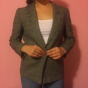 SOLD - Pendleton Blazer - woven 100% virgin wool