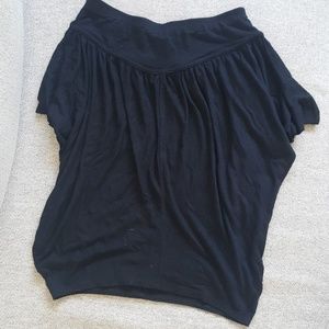 Urban Outfitters UO Lux Black Batwing Skirt