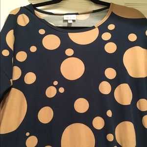 Lularoe polka dot Irma