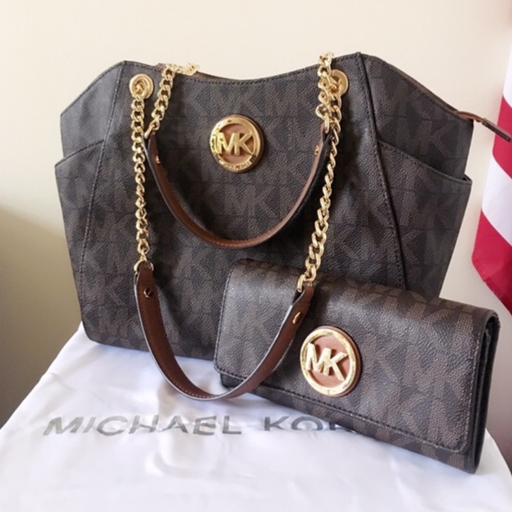 SOLD! Michael Kors Purse and matching wallet