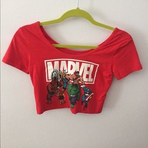 Marvel Crop Top