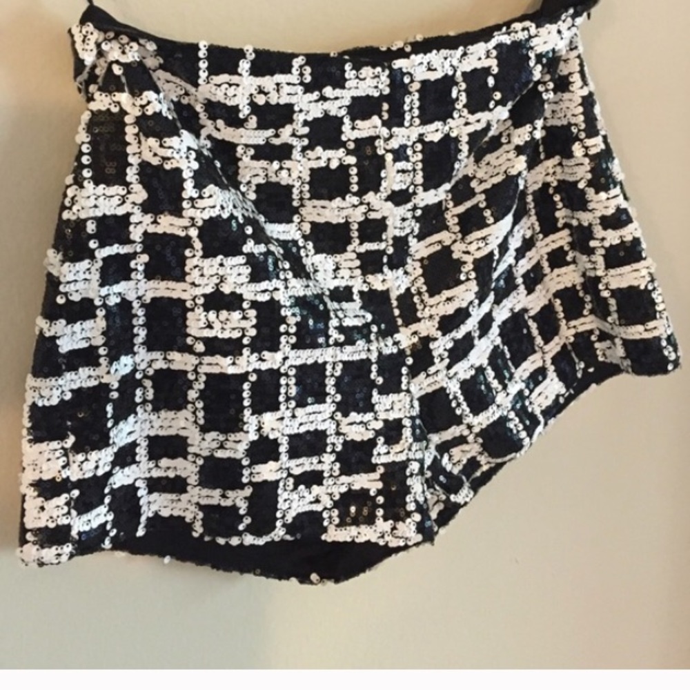 Ark & co sequined shorts