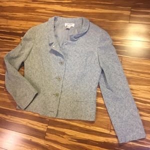 Calvin Klein blazer - size 0 - wool blend tweed
