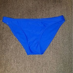 Blue swimsuit bottoms