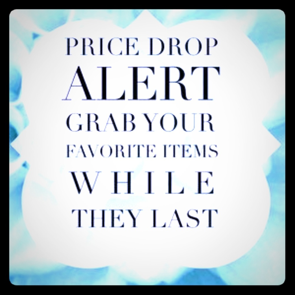 All prices have been lowered!