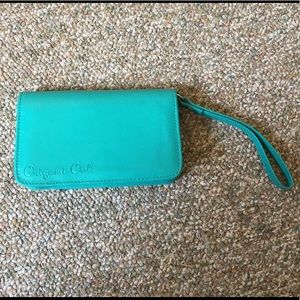 Teal Origami Owl Wristlet