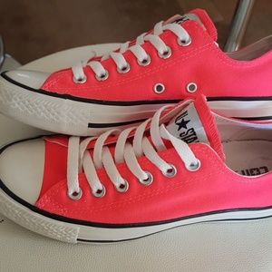**Weekend Sale** Neon Pink Converse