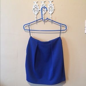 Dark blue skirt preowned_torn_ronny kobo