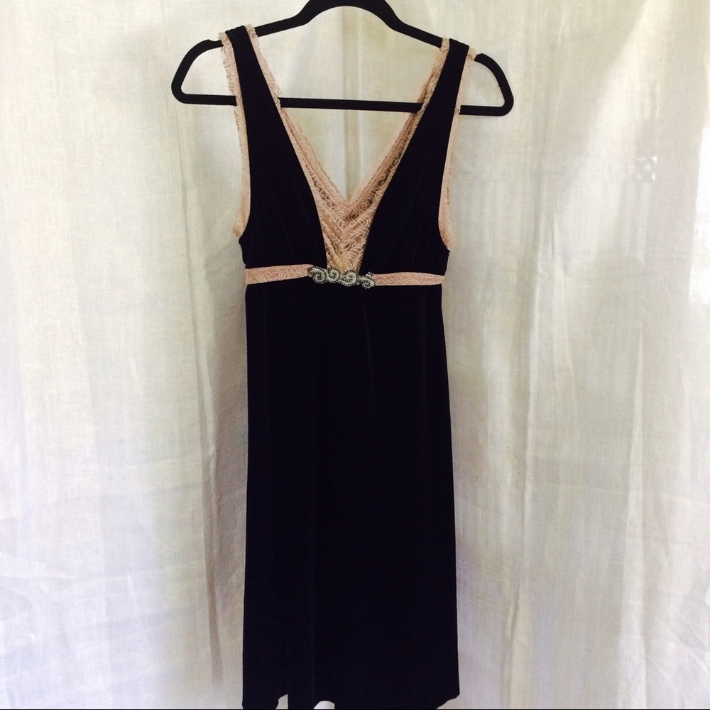 Free People Velvet & Lace Dress 👗