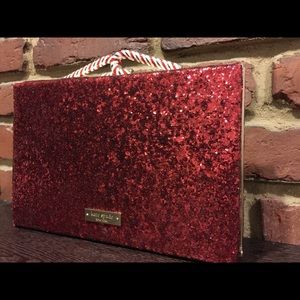 Kate Spade "Steal the Spotlight" Candy Cane Clutch