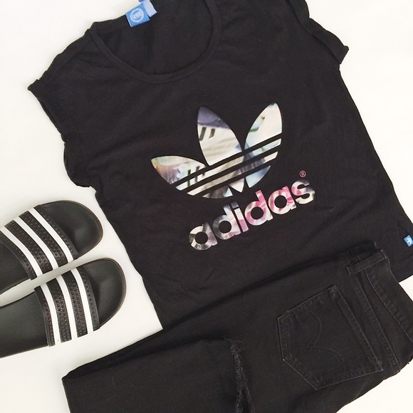 Adidas Tops - Adidas Trefoil Logo Top
