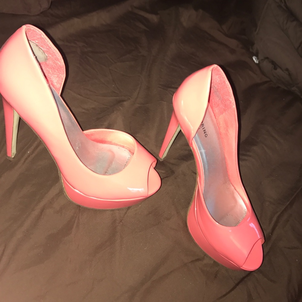 "Call it Spring" bright, but light pink heels!