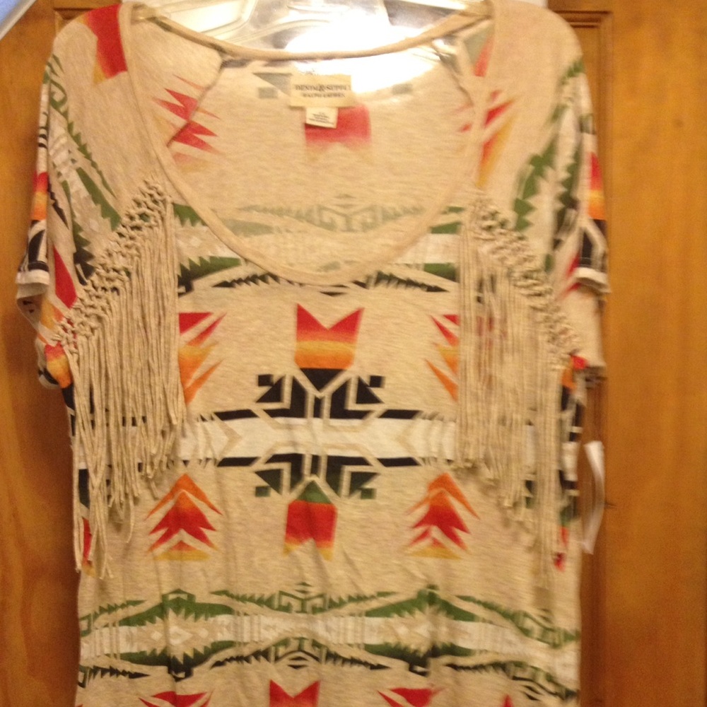 Ralph Lauren southwest fringe t-shirt