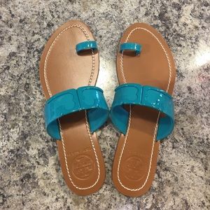 Tory Burch Marcia toe ring slide