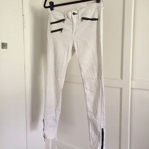 RAG & BONE | Moto Skinny Jeans With Zippers