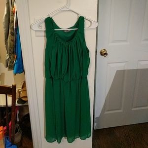 Green dress