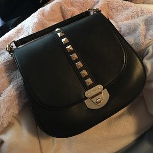 Rare Studded Calvin Klein Saddle Bag