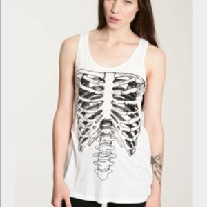 Truly Madly Deeply UO Skeleton Racerback