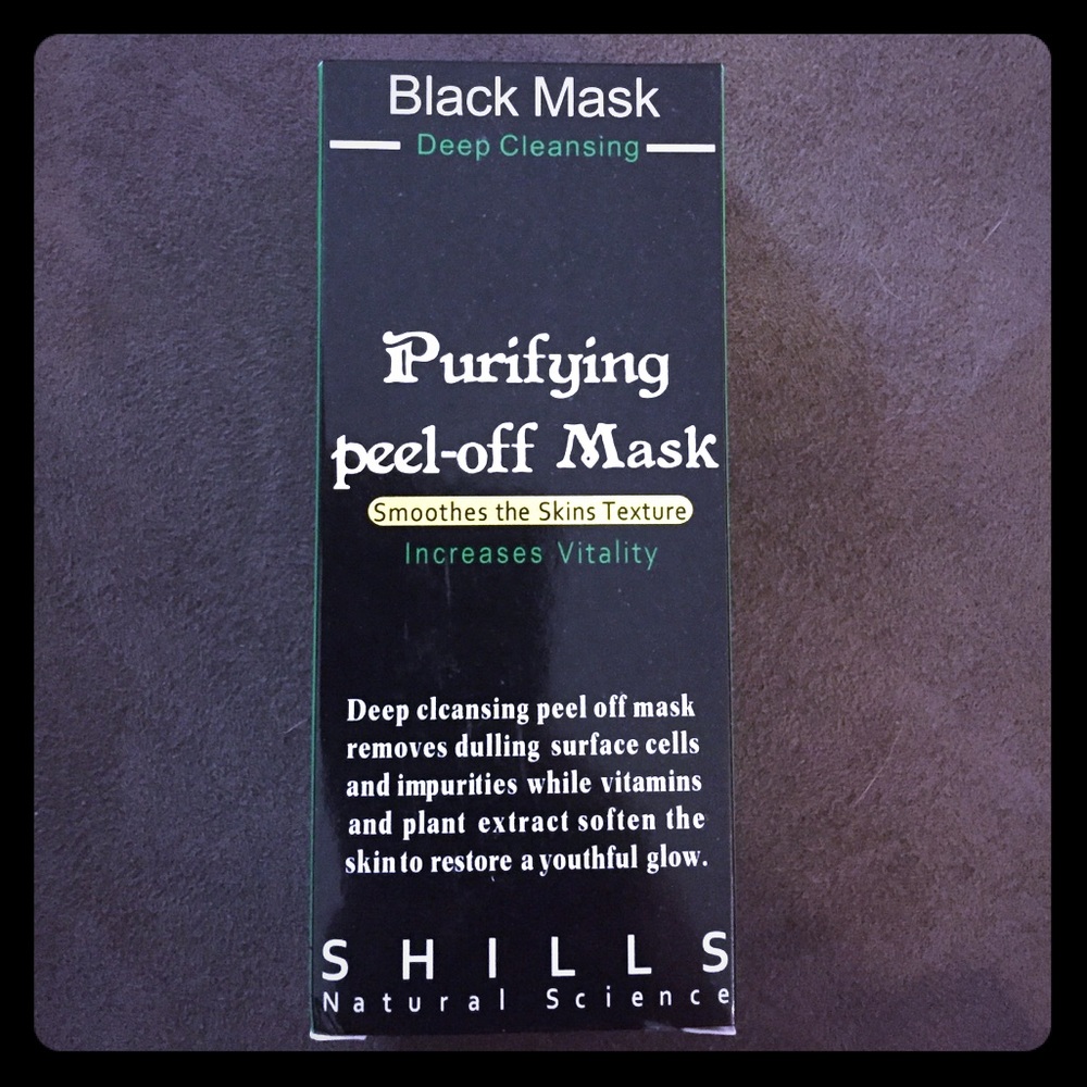 Purifying peel off mask. Black Mask deep cleansing