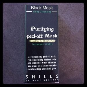 Purifying peel off mask. Black Mask deep cleansing