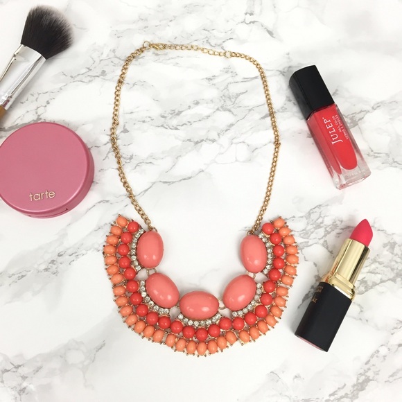S Rosebud Fashions Jewelry - ✨Sexy Coral Fan Statement Necklace