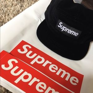 Supreme corduroy camp cap