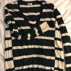 Madewell  Colorblock V-neck Sweater