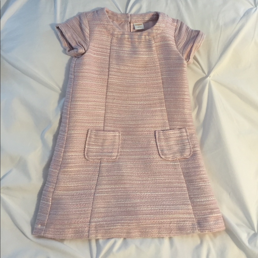 Gymboree size 5 pink tweed dress